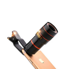 Load image into Gallery viewer, 2018 New Transform Your Phone Into Professional Quality Camera HD360 Zoom Telescope 8X Telephoto Lens Use On Any Smartphone

