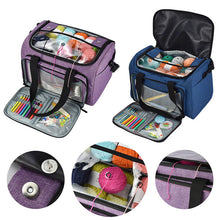 Load image into Gallery viewer, Knitting Needles Sewing Set DIY Storage Bag Crochet Hooks Thread Yarn Storage Bag DIY Organizer Holder Wool Crochet Hooks
