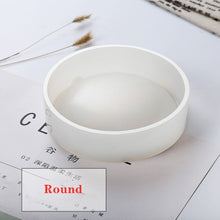 Load image into Gallery viewer, DIY Mold Ashtray Dried Flower Coaster Flexible Silicone Mold Epoxy Resin Making Craft Clay Resin Molds Jewelry Making Accessorie
